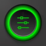 vybon: 3d audio bass dialog eq android application logo